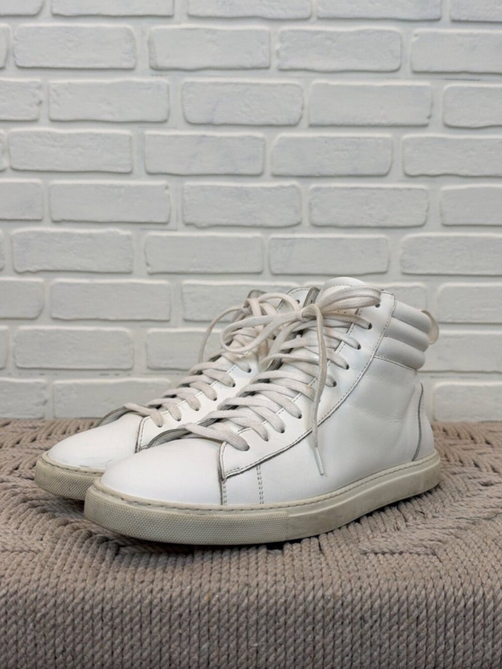 Oliver Cabell High-Top Sneakers Leather White EU 39